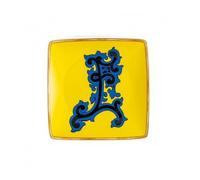 Versace Rosenthal - Holiday Alphabet - E - Coppetta Quadra Piana cm 12 x 12