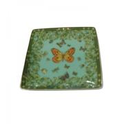 Coppetta quadra Le Jardin Green Versace Rosenthal 12 cm 11940 409722 15253