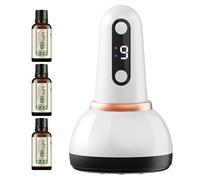 Coppettando - Massager A Coppa Intelligente Con 9 Modalità | Strumento Di Raschiatura Della Terapia Di Vibrazione E Calore Per Collo, Schiena, Spalle, Addome, Cosce, Glutei | Dispositivo Di Recupero D