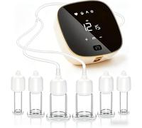 Coppettazione Viso Elettriche, Coppetta Anticellulite 3 in 1 (Ventose, Gua Sha e Massaggio), Coppette Massaggio Elettrico per rassodare i contorni del viso