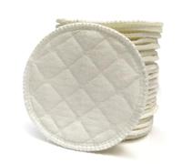 Coppette Assorbilatte Lavabili 12 Pezzi Cotone Ecologico Bianco 3 Strati