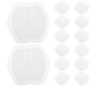 Coppette Assorbilatte Monouso 24 Pezzi Non Tessuto | Elastiche, Bianche, per Allattamento al Seno, Confezione Pratica per Donne e Mamme che Allattano