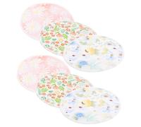 Coppette Assorbilatte Riutilizzabili Lavabili, in Fibra 6 Pezzi | Assorbimento Rapido e Tocco Confortevole, per Perdite da Allattamento, Uso Domestico e Reggiseno Stili multipli
