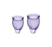 Satisfyer Feel Confident Menstrual Cup Coppa mestruale Purple