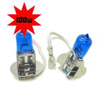Coppia 100W H3 453 Offroad 7500K XENON Fari Fendinebbia Blu Ricambio