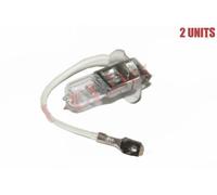Coppia 12 Volt 100w H3 Extra Luminoso Rally Lampadina Set Pk22s Faro Lampada da
