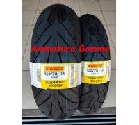 COPPIA 120/70 14 55S 150/70 14 66S Dot2025 +OMAGGIO PIRELLI DIABLO ROSSO SCOOTER