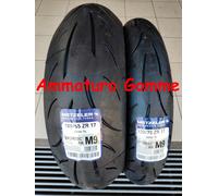 COPPIA 120/70 17 180/55 17 DOT/ANNO 2025 +OMAGGIO METZELER SPORTEC M9 RR GOMME