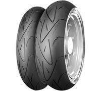 COPPIA 120/70 ZR 17 190/50 ZR 17 GOMME PNEUMATICI CONTINENTAL CONTISPORTATTACK