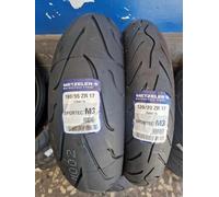 Coppia 120/70 ZR17 58W 180/55 ZR17 73W METZELER SPORTEC M3 DOT 23/24