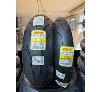 Coppia 120/70 ZR17 58W e 190/50 ZR17 73W PIRELLI DIABLO ROSSO CORSA 2 DOT 25/26