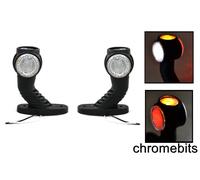 Coppia 12V 24V Gomma Resistente Anteriore Posteriore Indicatore Luce Altezza: