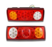 Coppia 12V 27 SMD LED Posteriore Multifunzione Lampade Stop Indicatore Camion