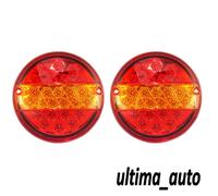 Coppia 12V Posteriore Luci LED Stop Coda Indicatore 3 Funzione Trattore Camion