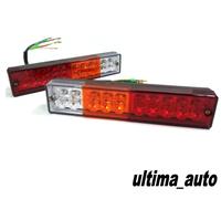 Coppia 12V Posteriore Stop 20 Luci LED Giri Indicatore Lampada Rimorchio Furgone