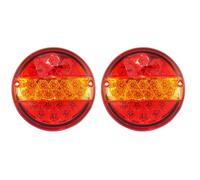 Coppia 2 12V Posteriore Luci LED Stop Coda Indicatore 3 Funzione Trattore Digger