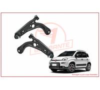 COPPIA 2 BRACCI OSCILLANTI SOSPENSIONE ANTERIORE RUOTA DX SX FIAT PANDA 312