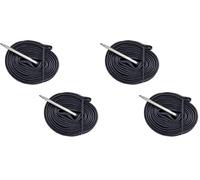 COPPIA 2 CAMERE D'ARIA 700 x 18 / 25C VALVOLA PRESTA FRANCESE 48 mm BICI BICICLETTA DA CORSA STRADA FIXED BIKE RUOTA COPERTONE (Confezione da 2)