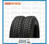 Coppia 2 Copertoni Gomme Pneumatici DEESTONE 125-12 R APE CAR TM 703 8PR D823