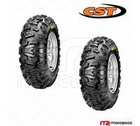 COPPIA 2 COPERTONI PNEUMATICI GOMME CST 26X8.00R12 26 X 8 R 126PR TL E4 QUAD ATV