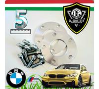 COPPIA 2 DISTANZIALI da 5 MM 5/120/72,6 + M12x1,50 CONICO BMW SERIE 1 3 4 5 X3 M