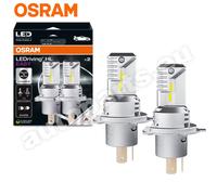 Coppia 2 Lampade Fari LED Osram H4 Luce Bianca 6500K per Hyundai Atos dal 1998