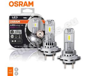 Coppia 2 Lampade Fari LED Osram H7 Easy Luce Bianca 6500K per BMW X3 E85