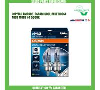 COPPIA 2 LAMPADE H4 5500K OSRAM COOL BLUE BOOST 62193CBB AUTO MOTO