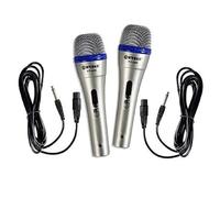 COPPIA 2 MICROFONI DINAMICI PROFESSIONALI FY-48K MEETING CONFERENZE KARAOKE CW50