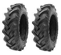 Coppia 2 Pneumatici Agricoltura Trattore MotoZappa BKT AS-504 27X10-15.3 8PR TL