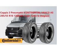 Coppia 2 Pneumatici CONTINENTAL VANCO AS 285/55 R16 126N M+S 4 Stagioni