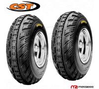 COPPIA 2 PNEUMATICI COPERTONI ANTERIORE SPORT AMBUSH C9308 AT 22X7-10 QUAD ATV