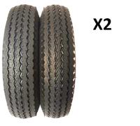 COPPIA 2 PNEUMATICI UNION 4.00 -10 C 69N 6 P.R.TUBELESS PER CARRELLO E RIMORCHI