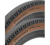 Coppia (2 unità) Copertone Bici CYCLING Cinturato GRAVEL H 45-584 Classic 23 C- 127 tpi, TLR TechWALL