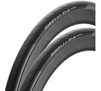 Coppia (2 unità) Copertone Bici P4 Sport Techbelt Nero 700x24