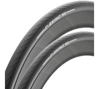 Coppia (2 unità) Copertone Bici Pzero road 700x26 tlr pieghevole nero