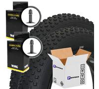 Coppia ( 2 Unità ) Copertone fat tassellato - 20 x 4.00 con Camera d'aria