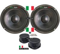 Coppia (200W) AltoparlantI Mid-Woofer 6,5 Pollici 16,5 Cm 165mm + Tweeter Auto