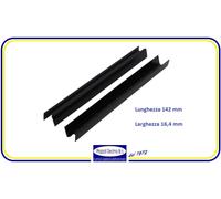 COPPIA 2PZ RASCHIATORI NERI PLASTICA MARCATO PASTA ATLAS 150 Larghezza 142mm