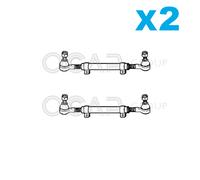 Coppia 2x Tirante trasversale VW Kaefer Maggiolino Beetle Cabriolet 15 Esterno