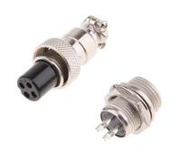 Coppia 4 pin impermeabile maschio pannello connettore filo