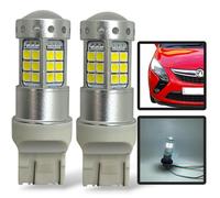 Coppia 580 W21/5w 43x Alta Potenza LED 10W DRL Laterali Lampadine Per VW Caddy