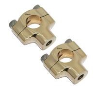 Coppia 7/8'' 22Mm Supporti Manubrio Per Moto Clamp Ottone ECs