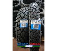COPPIA 90/90-21 54R + 120/80-18 62R DELI TYRE END/STRAD CRF KLX BETA DOT RECENTE