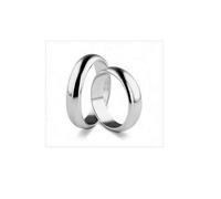 Coppia A122 Anello Fede Fedine Vera Argento Fidanzamento Engagement Silver Ring