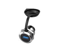 Coppia Accoppiatori USB 3.0 Femmina Per Montaggio a Pannello Alloggiamento in Lega Zinco Resistente Alla Corrosione Premium Installazione Senza Problemi Con Dado Posteriore Montaggio a Pannello USB