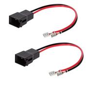 Coppia adattatori spinotti connettori per installazione montaggio altoparlanti casse compatibili con Alfa Romeo, Fiat, Lancia, Citroen, Dacia, Peugeot, Renault, Opel, Nissan