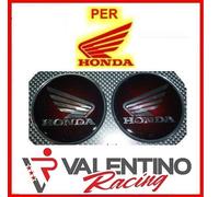 COPPIA ADESIVI 3D LOGO HONDA TONDO DA CARENA E SERBATOIO DIAM. 60 mm ART.5120
