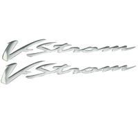 Coppia Adesivi Cromati Decal Stickers 3D V-Storm 650 1000 DL