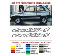 Coppia Adesivi FIAT Panda TREKKING 4X4 stickers scritte decals offroad
